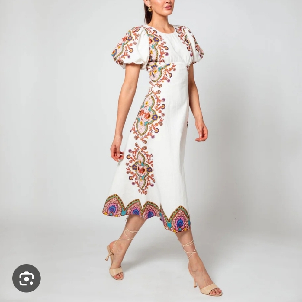 Cleobella Lagos Print Hope Midi Dress